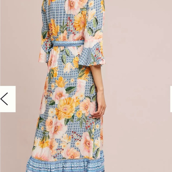 FARM Rio for Anthropologie Camila Wrap Dress - Picture 3 of 14